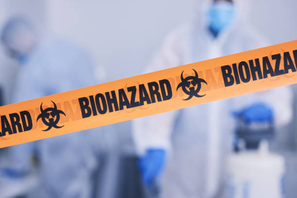 Professional Biohazard Cleanup technician working in Midway, GA